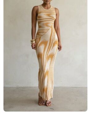 JLUXLABEL Chasing Dawn Maxi Dress - Yellow